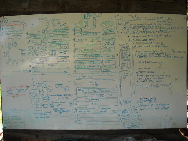 Garden map from 2008